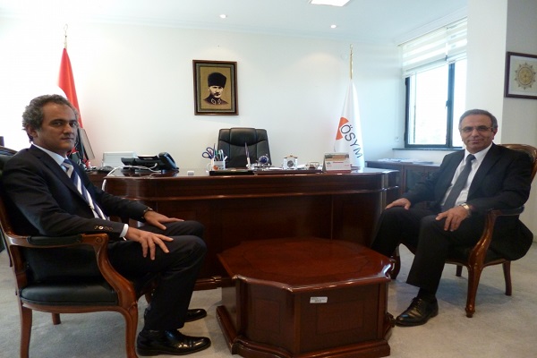 YÖK Başkanı Yekta Saraç ile ÖSYM Başkanı Mahmut Özer’in YKS Buluşması